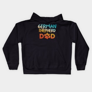 German Shepherd Dad Kids Hoodie